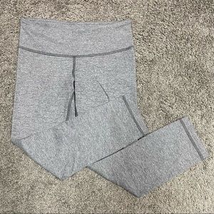 Heathered Gray Lululemon Align Cropped Leggings